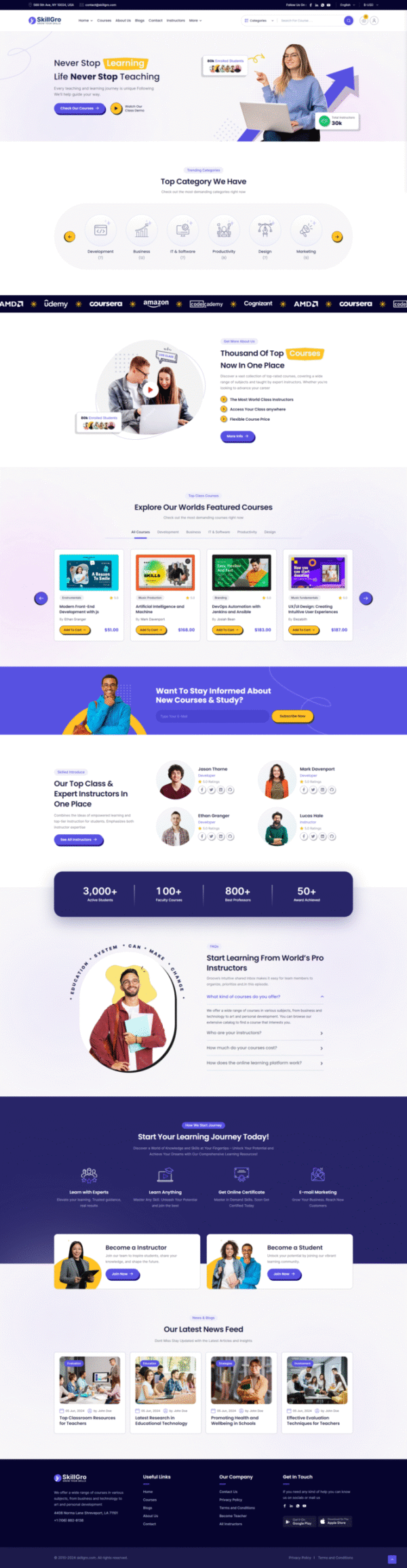 SkillGro LMS - Course & Learning Management System Laravel Script - Image 5