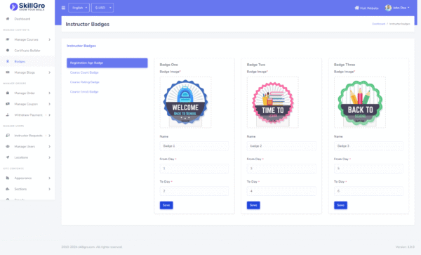 SkillGro LMS - Course & Learning Management System Laravel Script - Image 8