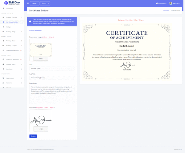 SkillGro LMS - Course & Learning Management System Laravel Script - Image 10