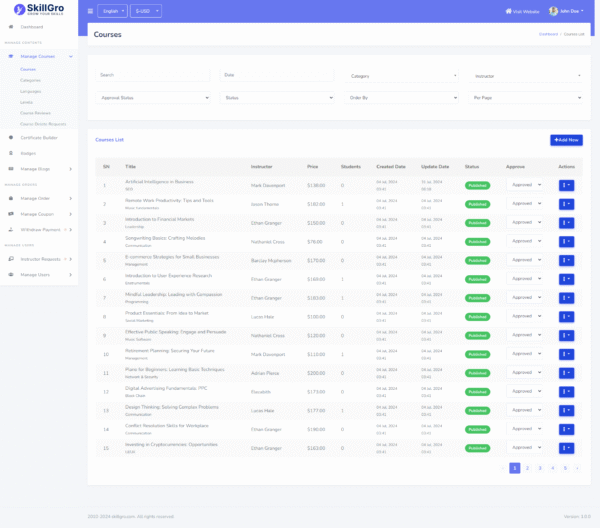 SkillGro LMS - Course & Learning Management System Laravel Script - Image 7